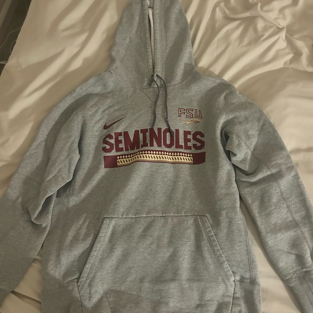 Nike Gray Seminoles Hoodie